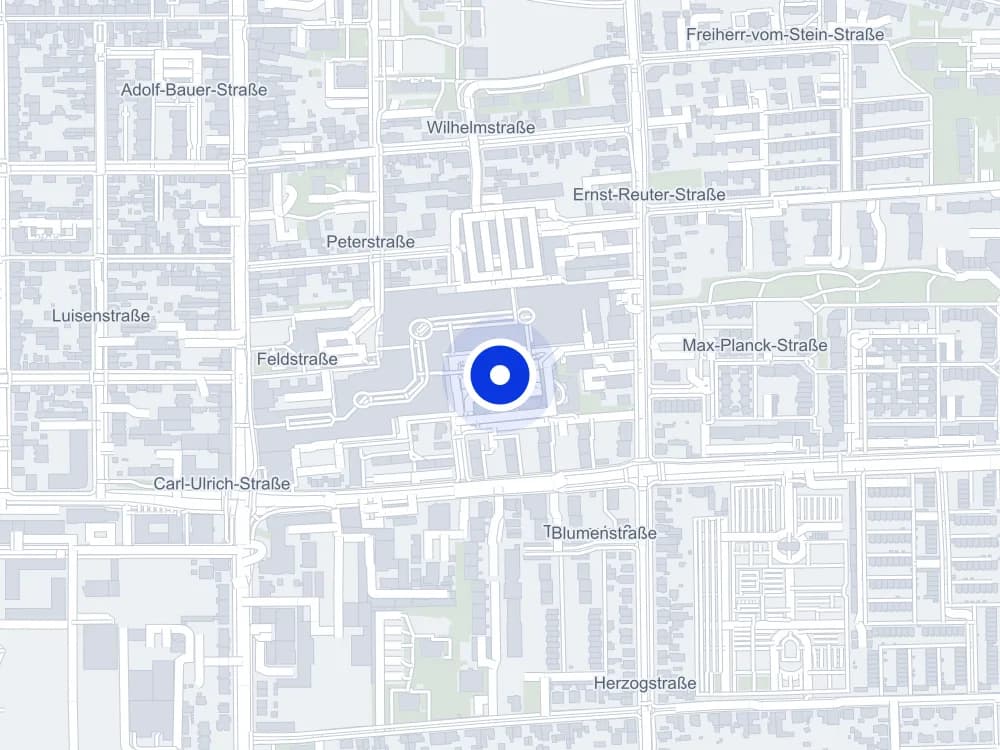 Kartenausschnitt Hermesstraße 4, 63263 Neu-Isenburg